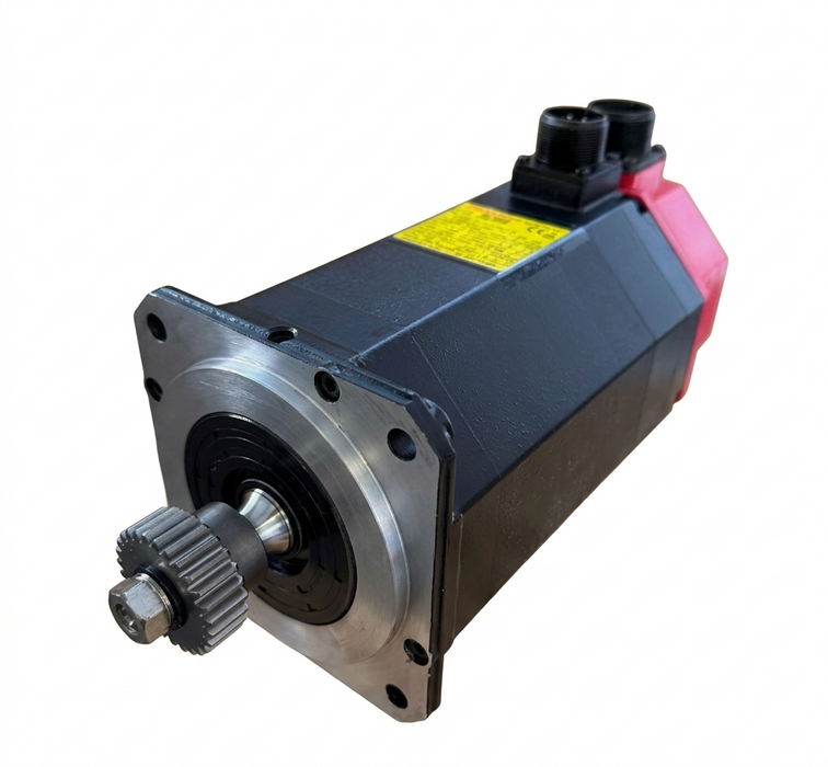 Fanuc A06B-0127-B077 Beta Series AC Servo Motor | with Helical Gear