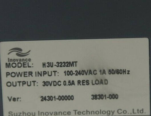 Ino Plc Software Programmable Controller H3U-3232MT Used