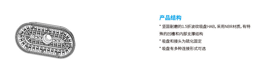 Hanwha Elliptical Suction Cup HAB