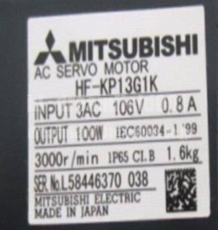 Mitsubishi Servo Motor HC-PQ13 100% Original