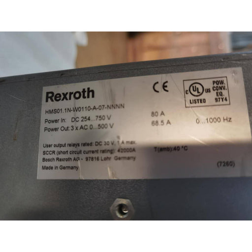 Rexroth Servo Drive Amplifier HMS01.1N-W0110-A-07-NNNN USED & NEW