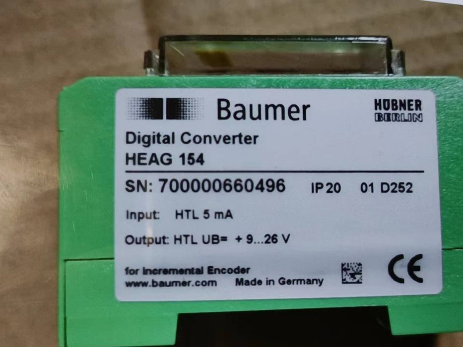 Heag Box Heag 154 Cnc Plc Electrical ConverterFor Baumer | inRobots.shop