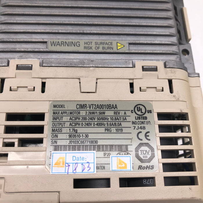 Yaskawa CIMR-VT2A0010BAA Inverter New
