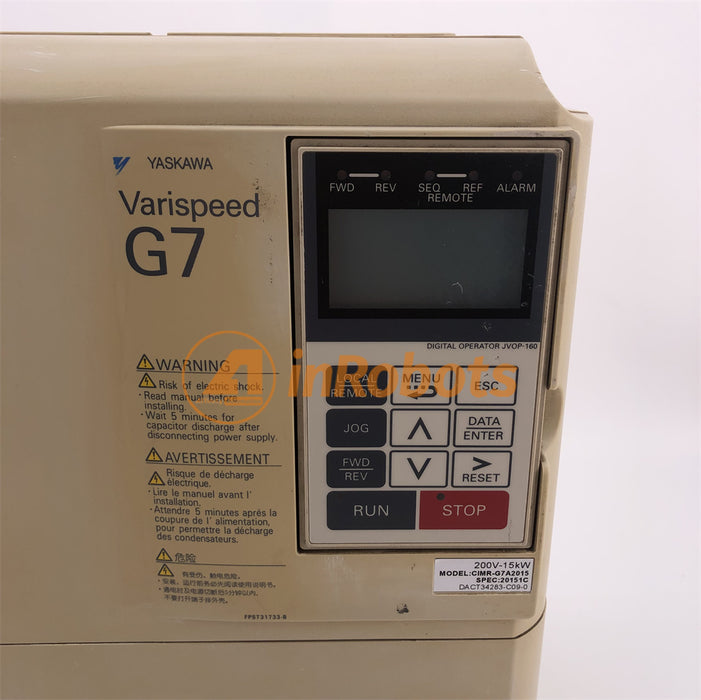 Yaskawa Inverter G7 CIMR-G7A2015