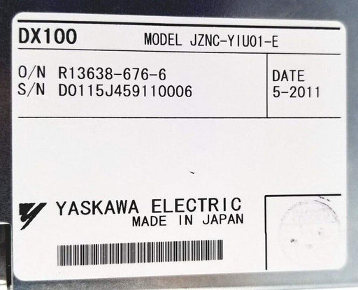 Yaskawa Br / Condition In Good Yaskawa Servo Controller JZNC-YIU01-E DX100 100% Original/Used