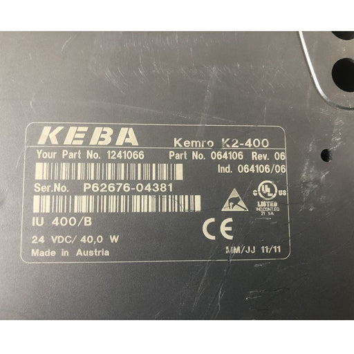Keba Control Module Kemro k2-400 064106 USED & NEW