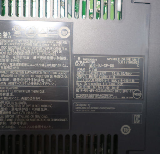 Mitsubishi Servo Drive Amplifier ControllerFor Cnc Machine MDS-DJ-SP-80 100% Original