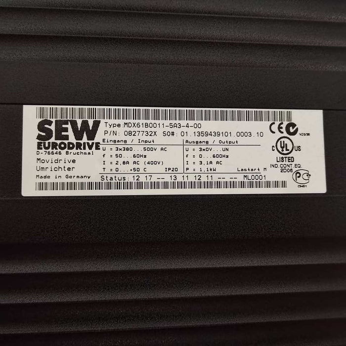 Sew Br / Sew Inverter MDX61B0011-5A3-4-00 100% Original
