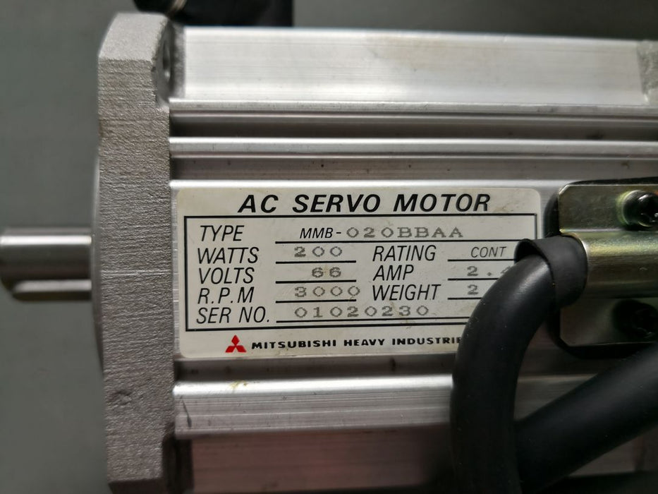 Mitsubishi MMB-020BBAA Robot Motors Used