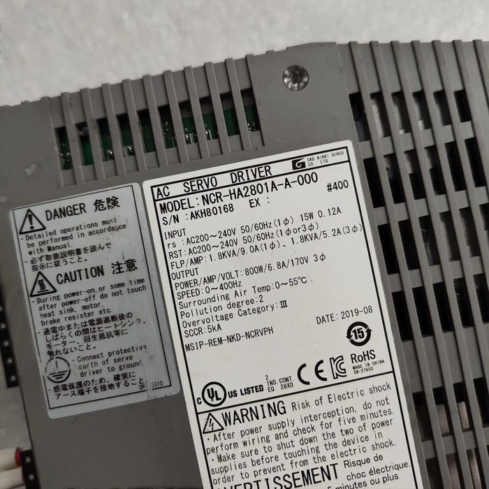 1PC NIKKI DENSO NCR-HA2801A-A-000 Used