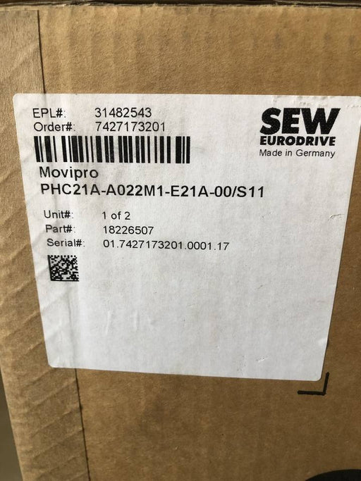 Brand New Original/Used SEW Servo Inverter PHC21A-A022M1-E21A-00 S11SEW Servo Inverter