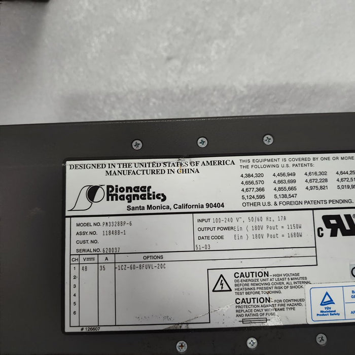 Pioneer Used PM33288P-6 Power Supply