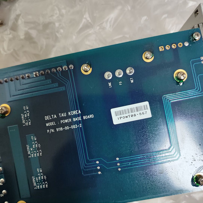 DELTA TAU Used POWER ACC BOARD 9118-00-003-2 12V Only PCB-I-E-1169=6EX2
