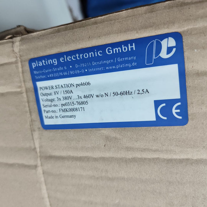 Plating Electronic GmbH Power Station Pe4606 15V / 40A