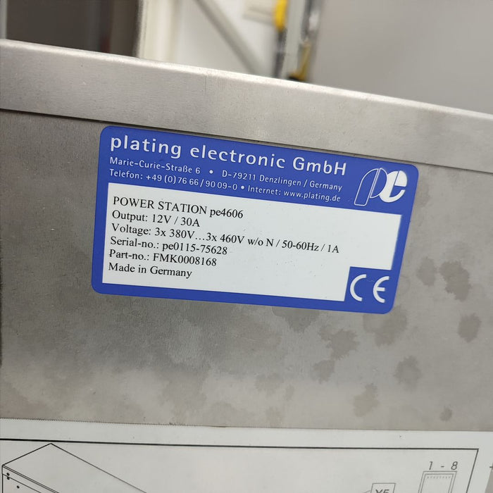 Plating Electronic GmbH Power Station Pe4606 15V / 40A