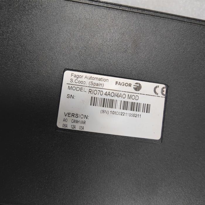 FAGOR USED RIO70 4AO/4AO MOD TEST WELL WORK WELL IN STOCK