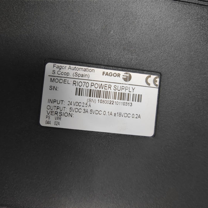 USED  RIO70 POWER SUPPLY fast ship by FedEx Test