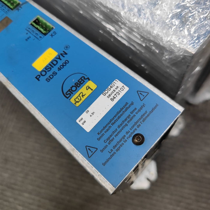 STOBER Servo Driver SDS4011  FREE EXPEDITED SHIPPING Refurbished