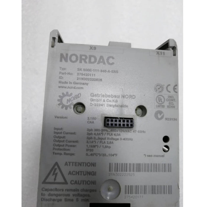 Nordac  SK 500E-111-340-A-ERS USED & NEW