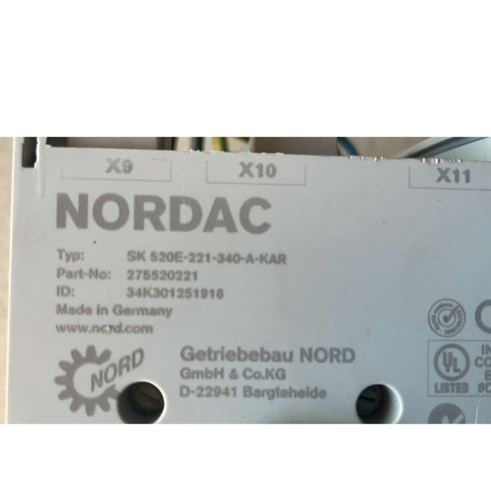 Nordac  SK520E-221-340-A-KAR USED & NEW