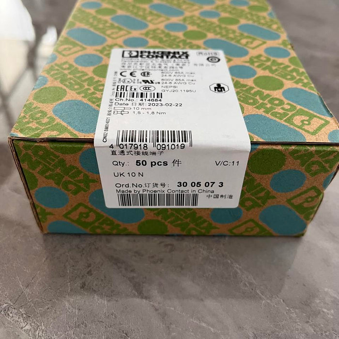 Phoenx Cnc Electronic Relay Module UK 10 N 3005073 100% Original