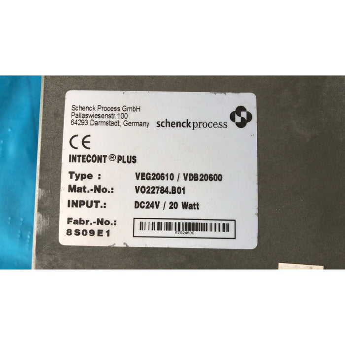 Schenck Controller VEG20610VDB20600 USED & NEW