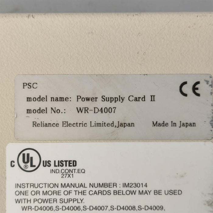 Reliance WR-D4007 PLC Power Module - inquiry