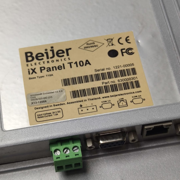 BEIJER IX T10A TOUCH SCREEN OPERATOR INTERFACE PANEL