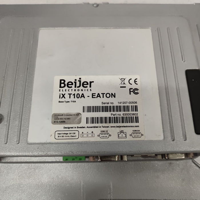 BEIJER ELETRONICS IX T10A -Eaton TOUCH SCREEN OPERATOR INTERFACE PANEL