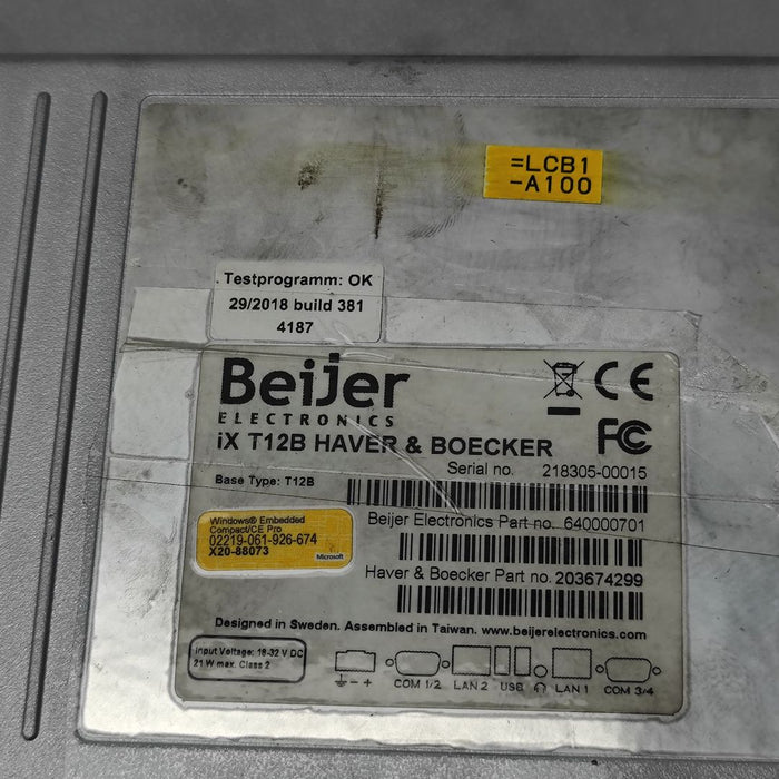 Beijer 1pc Used iX T12B HAVER & BOECKER