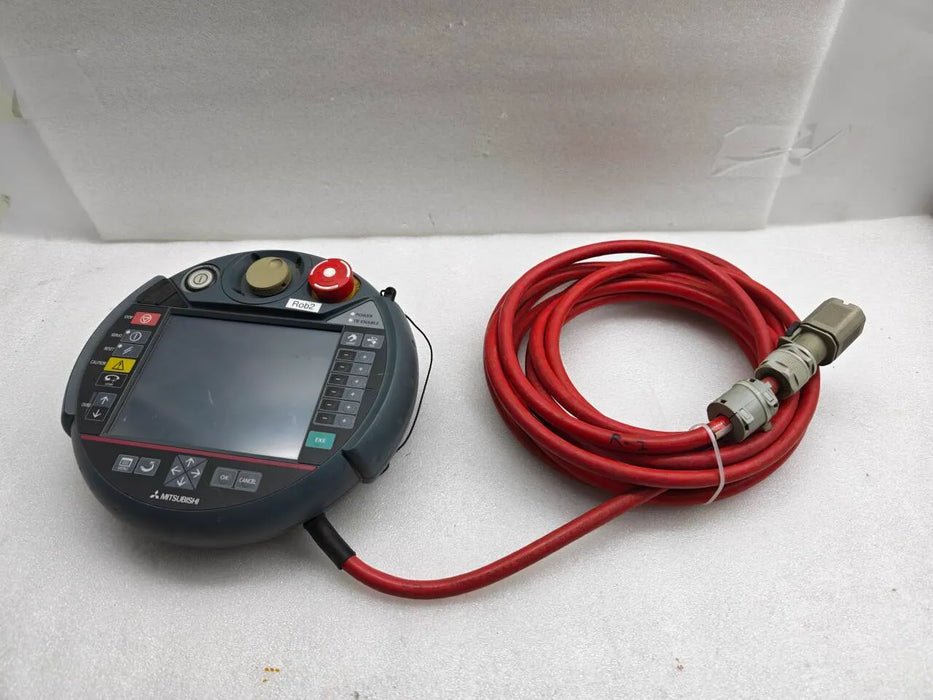Mitsubishi R56TB Teach Pendant for Industrial Robot Used