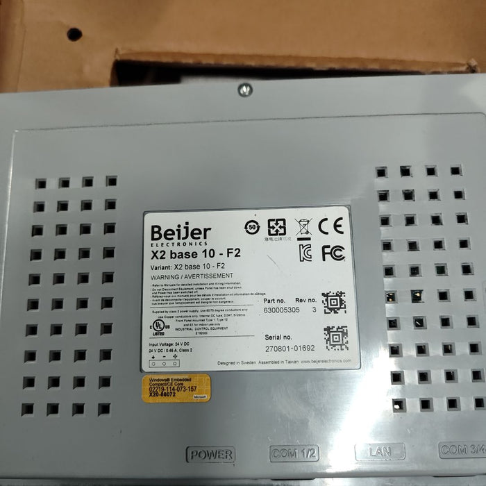 1PC Used in box Beijer X2 base 10 F2 ADP touch screen