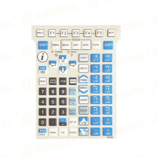 FANUC MHE2 A05B-2255-C100 Teach Pendant Keyboard Membrane Used