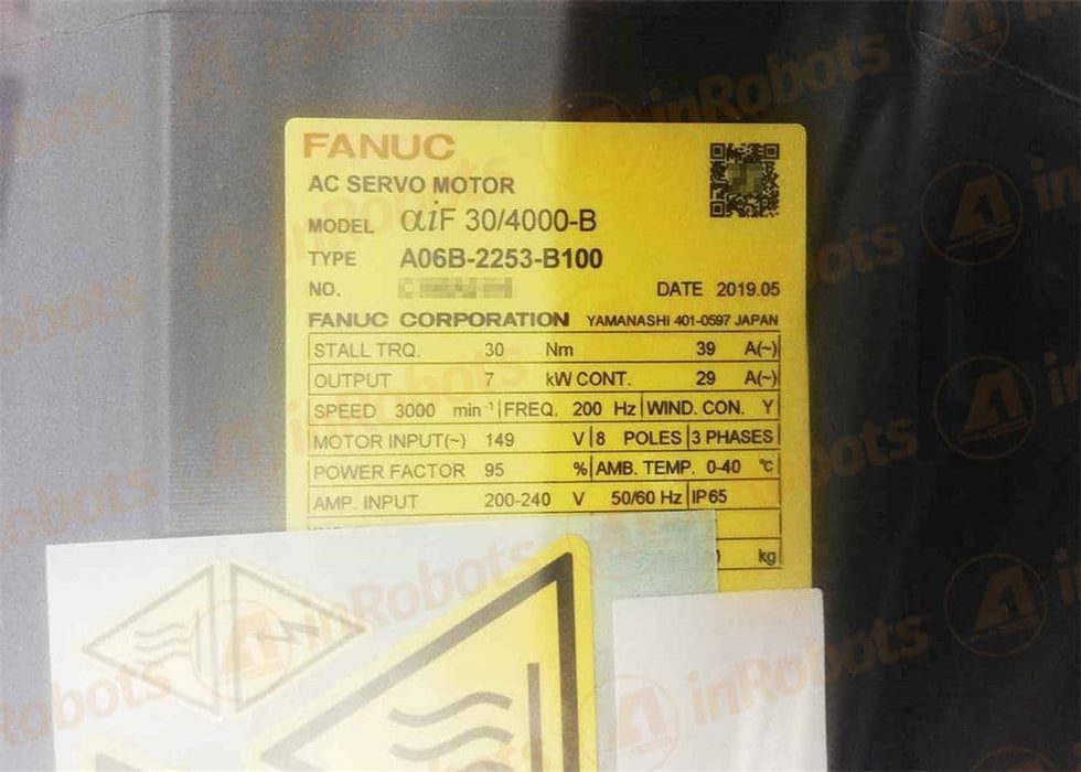 FANUC a06b-0253-b100 AC Servo Motor