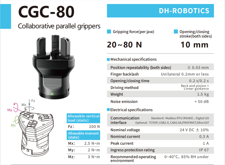 DH-ROBOTICS_DH-3_collaborative_electric_gripper_specifications