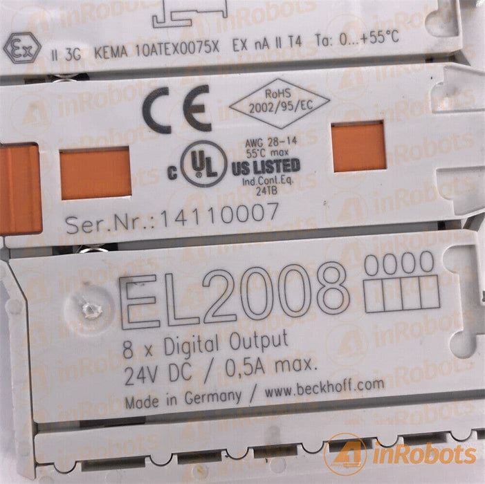 BECKHOFF EL2008 EL2008-0000 Digital Output Terminal PLC Module Used