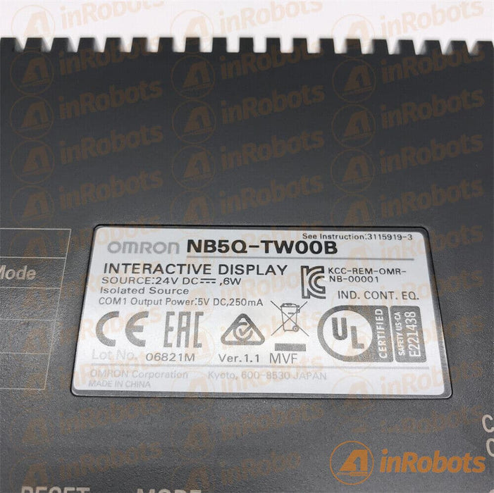 Écran LCD OMRON NB5Q-TW00B utilisé
