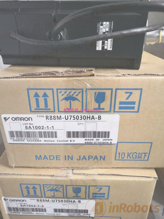 Omron R88M-U75030HA-B Servo Motor Used