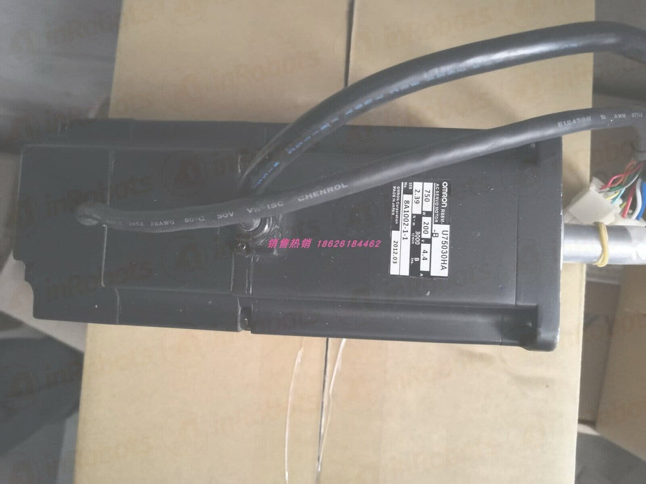 Omron R88M-U75030HA-B Servo Motor Used