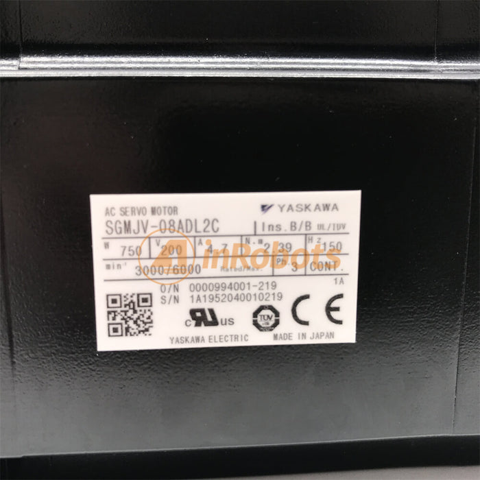 YASKAWA Servo Motor SGMJV-08ADL2C Refurbished