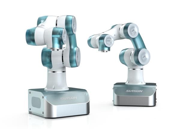 Robot collaboratif de bureau SIASUN TCR charge 1 kg zone de travail 500 mm